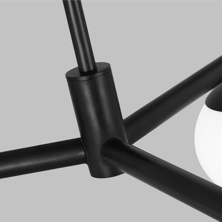 Visual Comfort Studio Canada - EF1063AI - Three Light Semi Flush Mount - Lune - Aged Iron