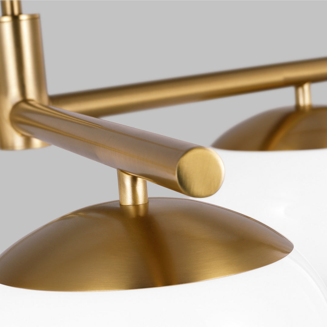 Visual Comfort Studio Canada - EF1063BBS - Three Light Semi Flush Mount - Lune - Burnished Brass