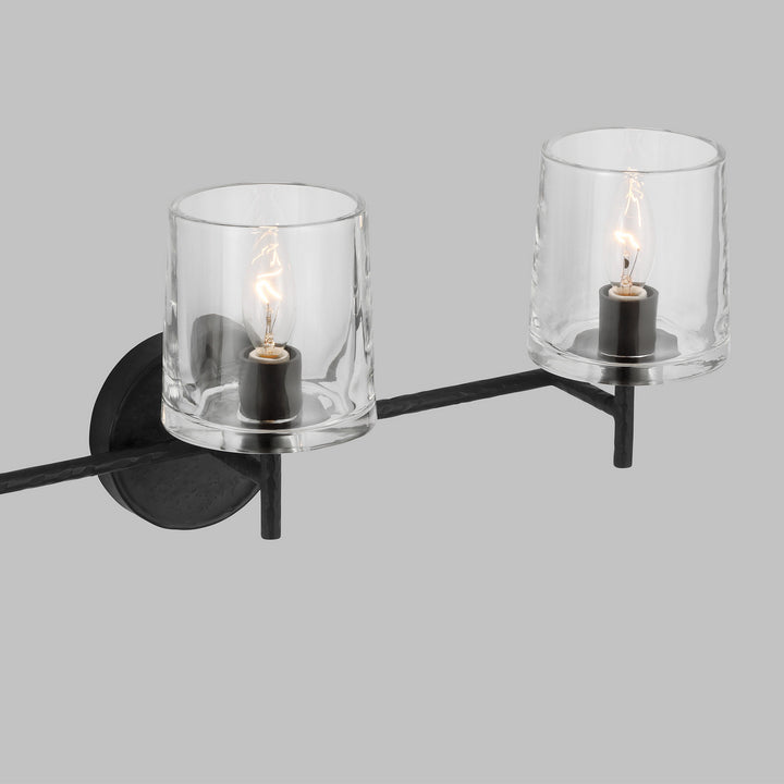 Visual Comfort Studio Canada - EV1003AI - Three Light Vanity - Marietta - Aged Iron