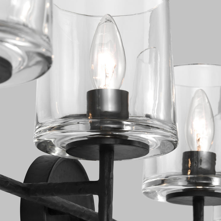 Visual Comfort Studio Canada - EV1004AI - Four Light Vanity - Marietta - Aged Iron