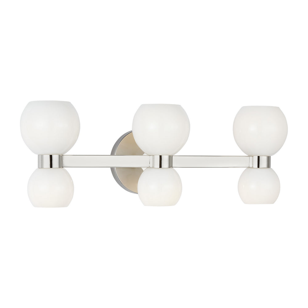 Visual Comfort Studio Canada - KSV1006PNMG - Six Light Vanity - Londyn - Polished Nickel