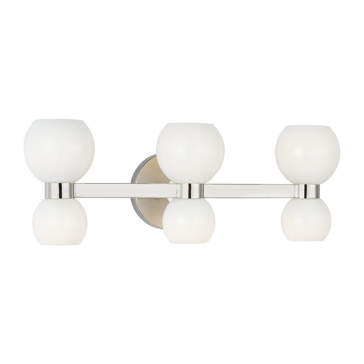 Visual Comfort Studio Canada - KSV1006PNMG - Six Light Vanity - Londyn - Polished Nickel