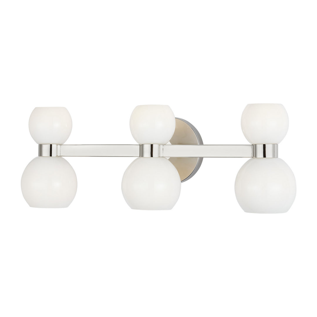 Visual Comfort Studio Canada - KSV1006PNMG - Six Light Vanity - Londyn - Polished Nickel