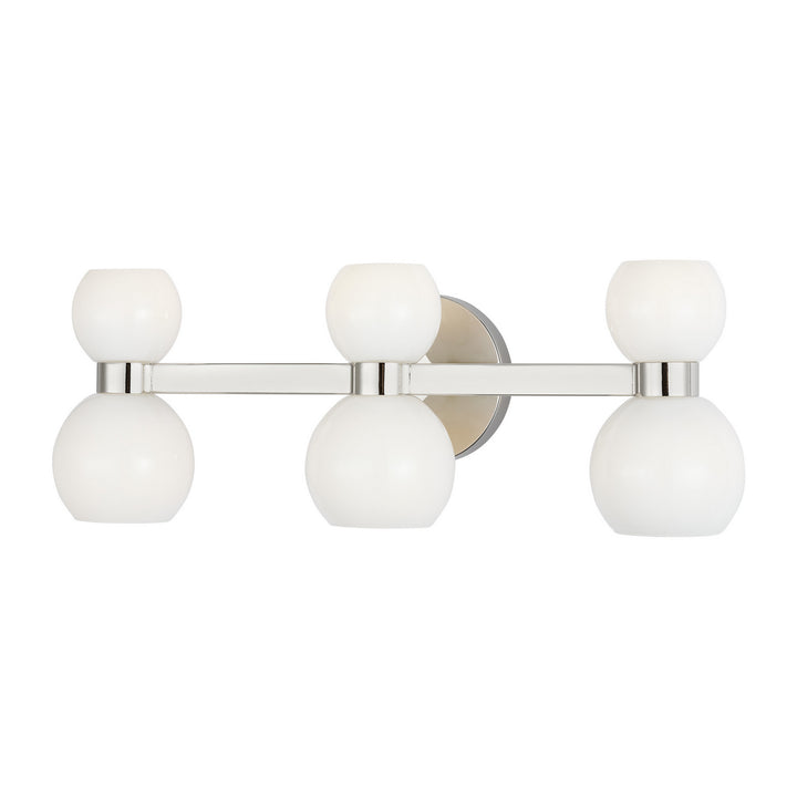 Visual Comfort Studio Canada - KSV1006PNMG - Six Light Vanity - Londyn - Polished Nickel