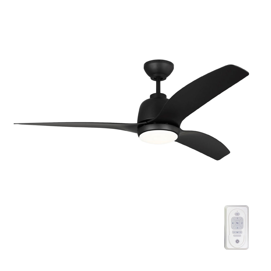 Visual Comfort Fan Canada - 3AVLCR54MBKD - 54"Ceiling Fan - Avila - Midnight Black