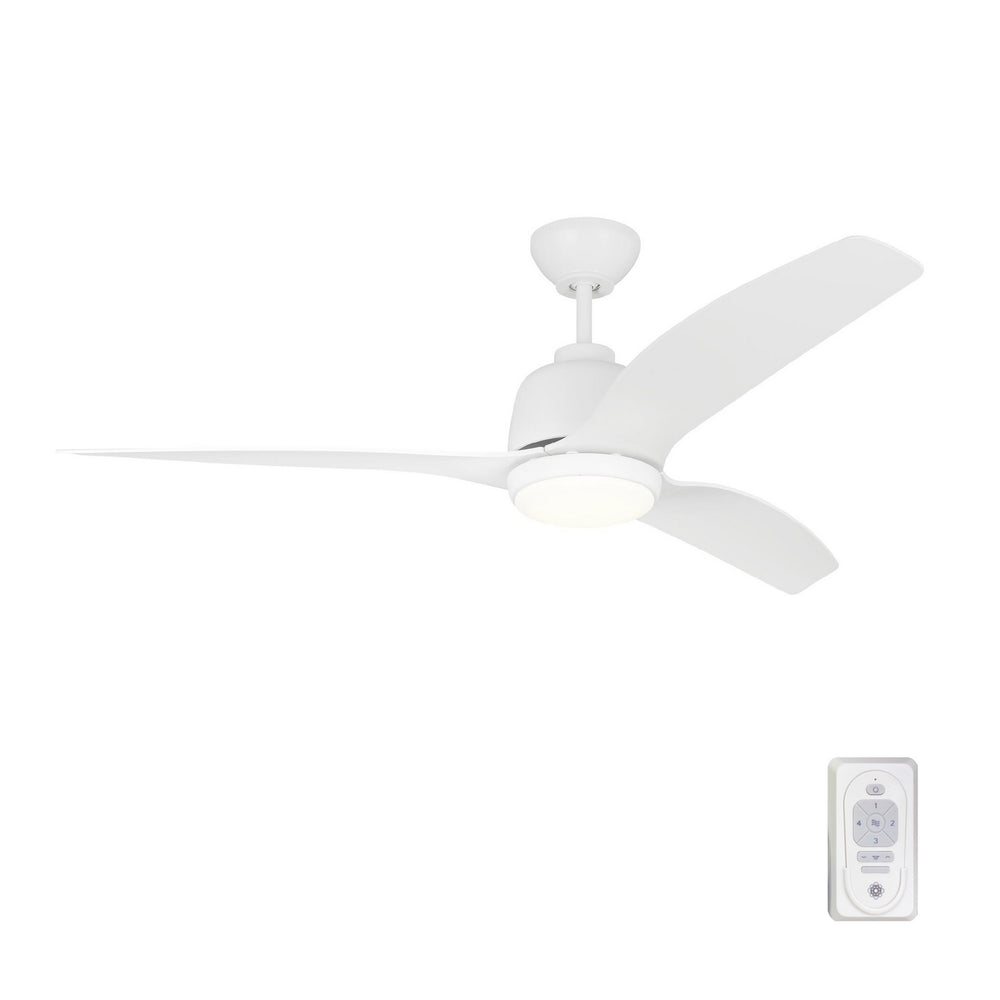 Visual Comfort Fan Canada - 3AVLCR54RZWD - 54"Ceiling Fan - Avila - Matte White