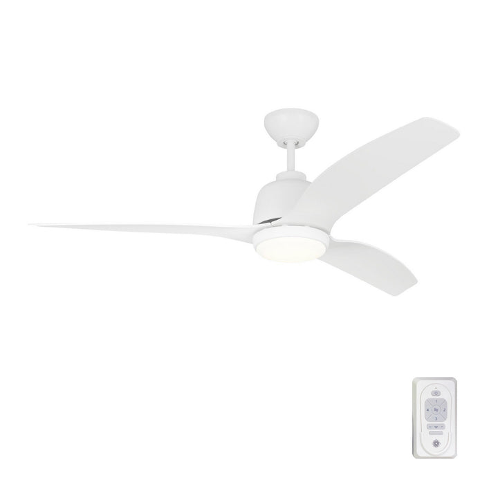 Visual Comfort Fan Canada - 3AVLCR54RZWD - 54"Ceiling Fan - Avila - Matte White