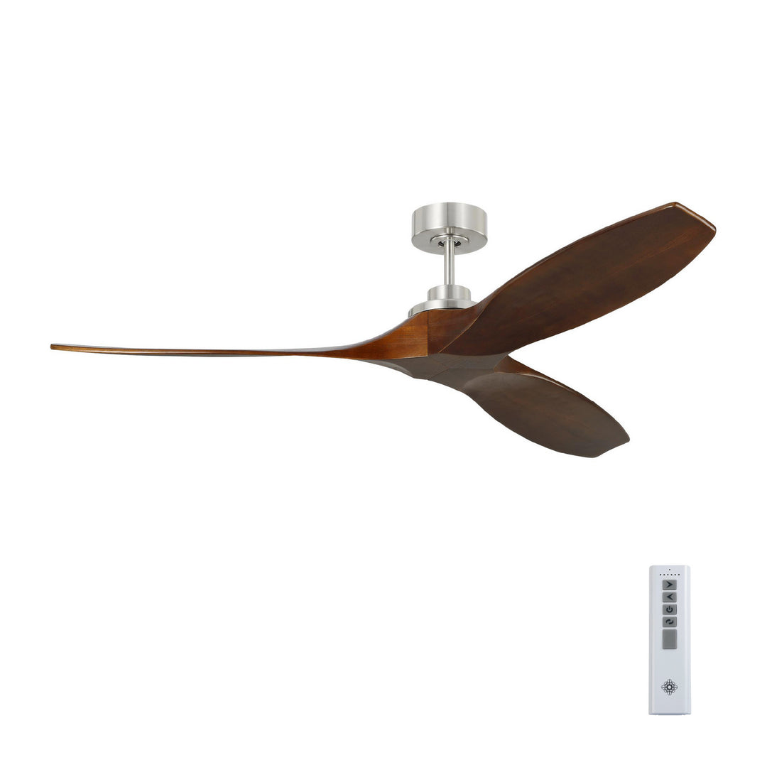 Visual Comfort Fan Canada - 3CLNSM60BS - 60"Ceiling Fan - Collins - Brushed Steel
