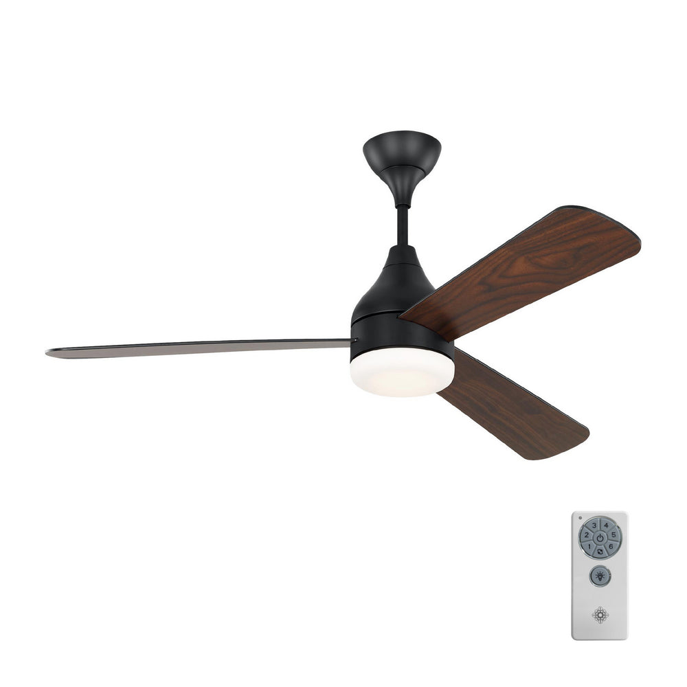 Visual Comfort Fan Canada - 3STMSM52MBKD - 52"Ceiling Fan - Streaming - Midnight Black