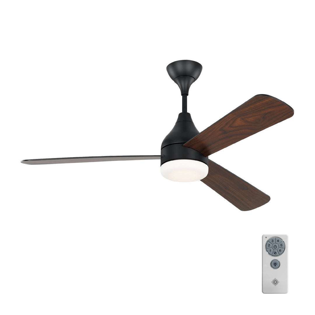 Visual Comfort Fan Canada - 3STMSM52MBKD - 52"Ceiling Fan - Streaming - Midnight Black