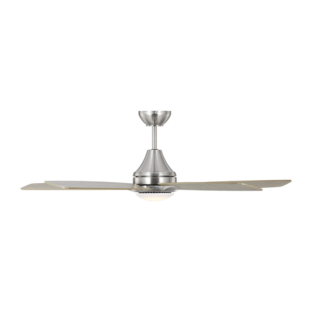 Generation Lighting Canada - 5LWDR52BSLGD - 52" Ceiling Fan - Lowden - Brushed Steel