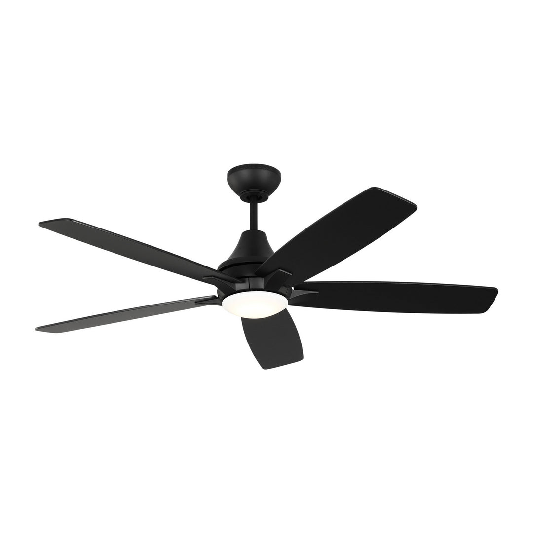 Generation Lighting Canada - 5LWDR52MBKD - 52" Ceiling Fan - Lowden - Midnight Black