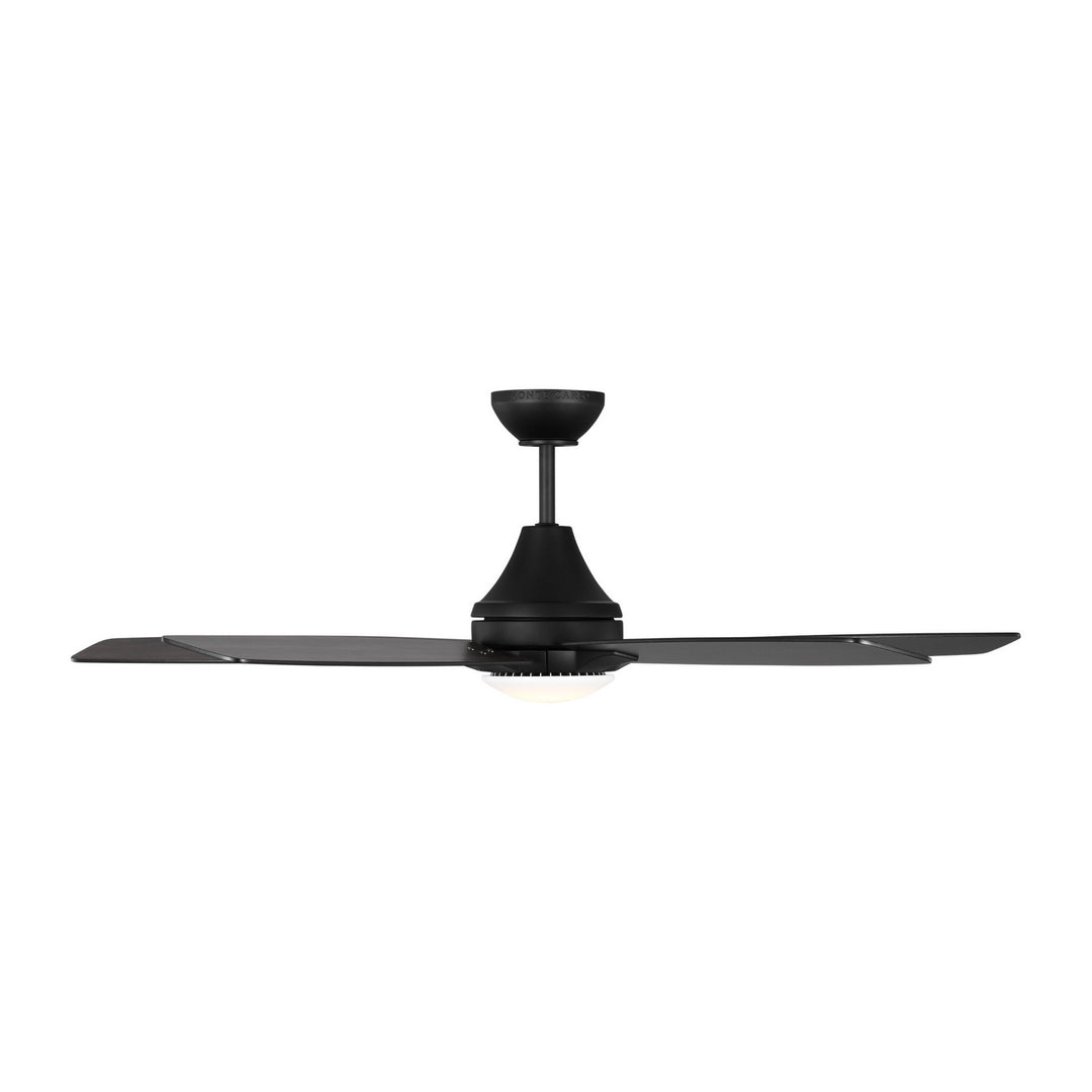 Generation Lighting Canada - 5LWDR52MBKD - 52" Ceiling Fan - Lowden - Midnight Black
