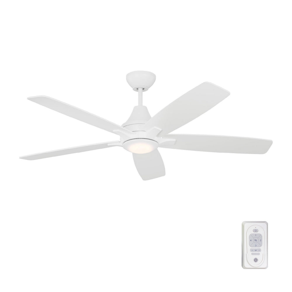 Generation Lighting Canada - 5LWDR52RZWD - 52" Ceiling Fan - Lowden - Matte White