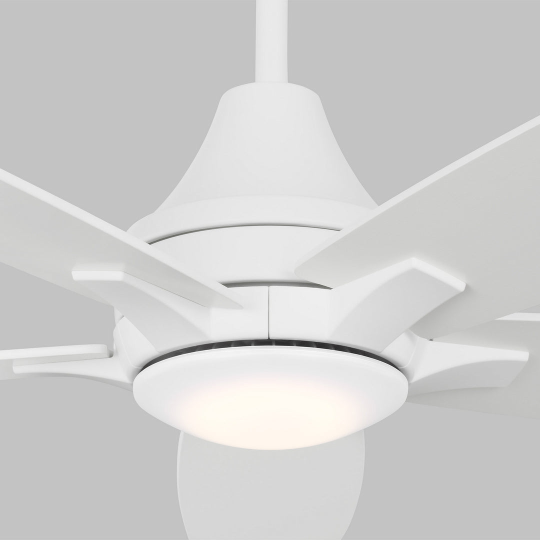 Generation Lighting Canada - 5LWDR52RZWD - 52" Ceiling Fan - Lowden - Matte White
