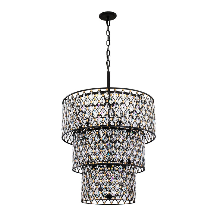 Varaluz - 345C13CBHG - 13 Light Chandelier - Windsor - Carbon/Havana Gold