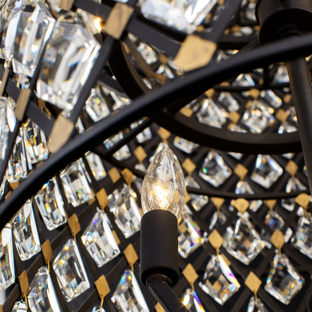 Varaluz - 345C21CBHG - 21 Light Chandelier - Windsor - Carbon/Havana Gold