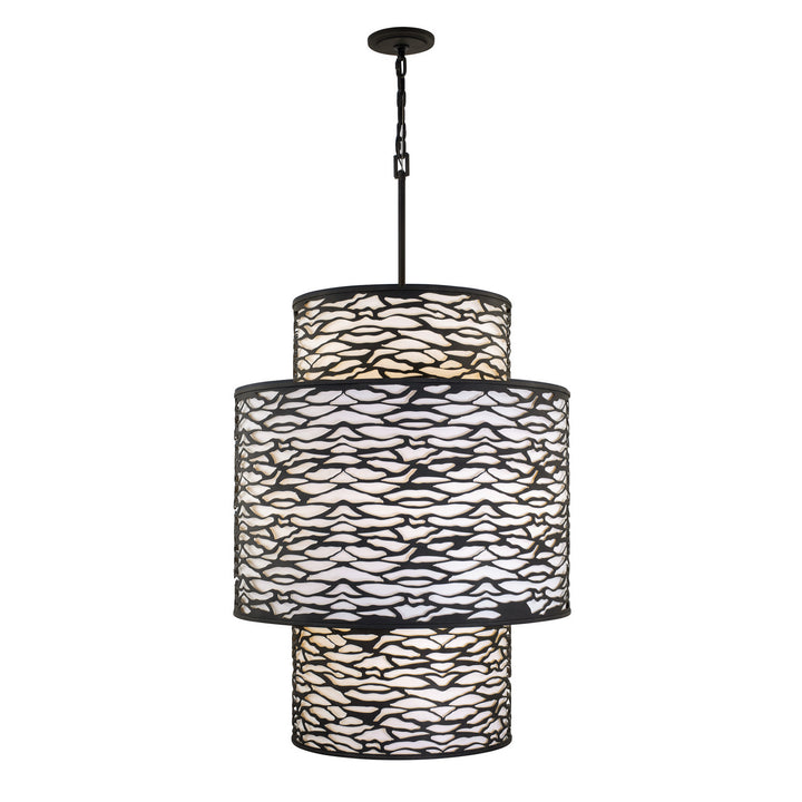 Varaluz - 348F16CB - 16 Light Foyer Pendant - Kato - Carbon Black
