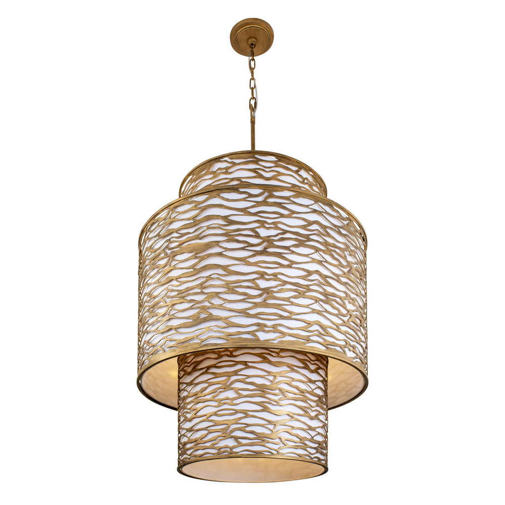 Varaluz - 348F16HG - 16 Light Foyer Pendant - Kato - Havana Gold