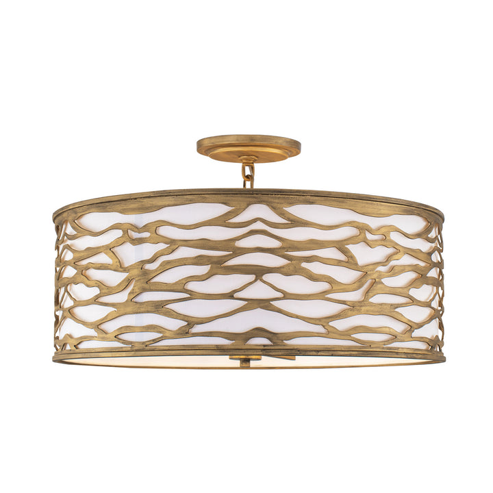 Varaluz - 348S05HG - Five Light Convertible Semi-Flush/Pendant - Kato - Havana Gold
