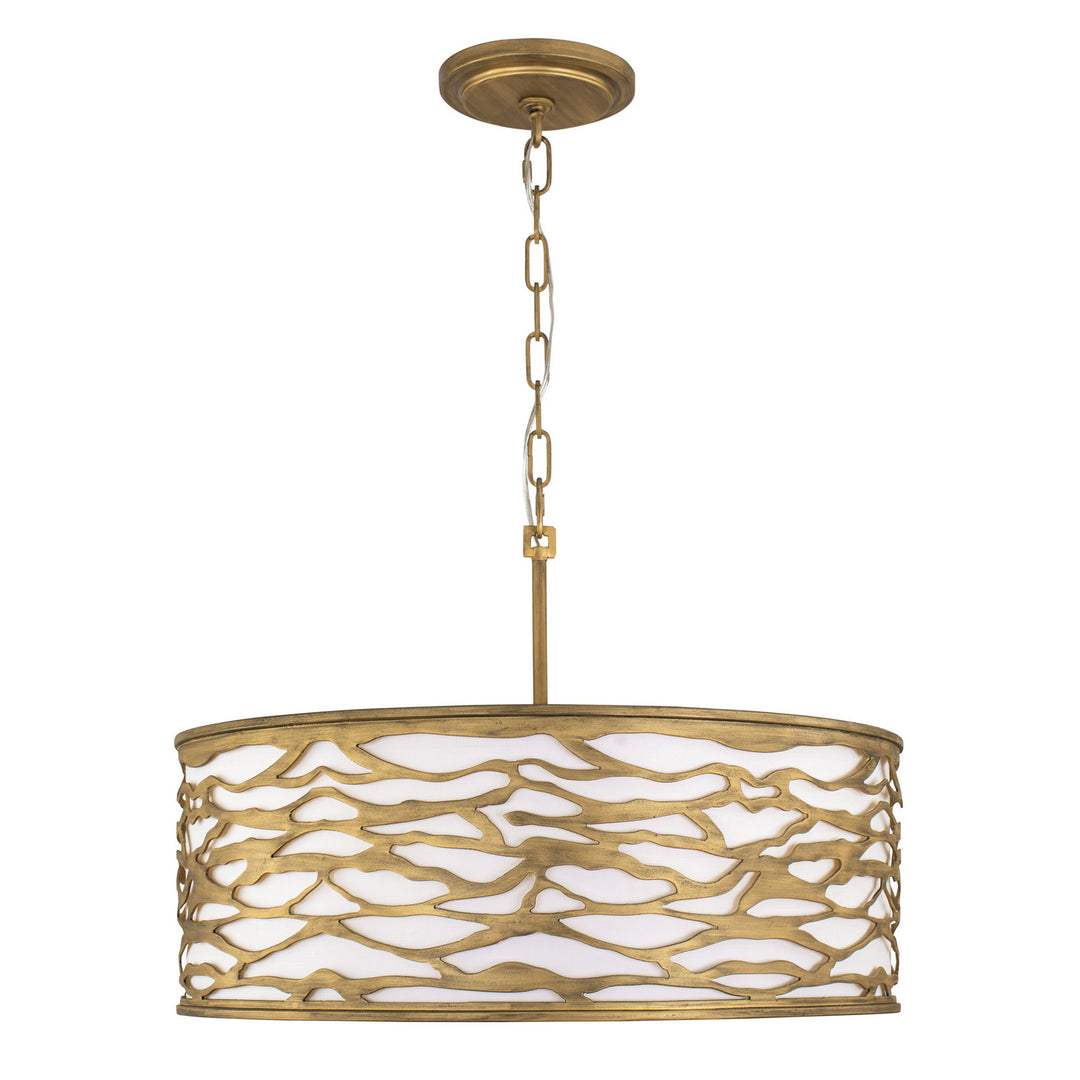 Varaluz - 348S05HG - Five Light Convertible Semi-Flush/Pendant - Kato - Havana Gold