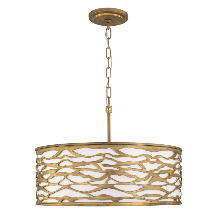 Varaluz - 348S05HG - Five Light Convertible Semi-Flush/Pendant - Kato - Havana Gold