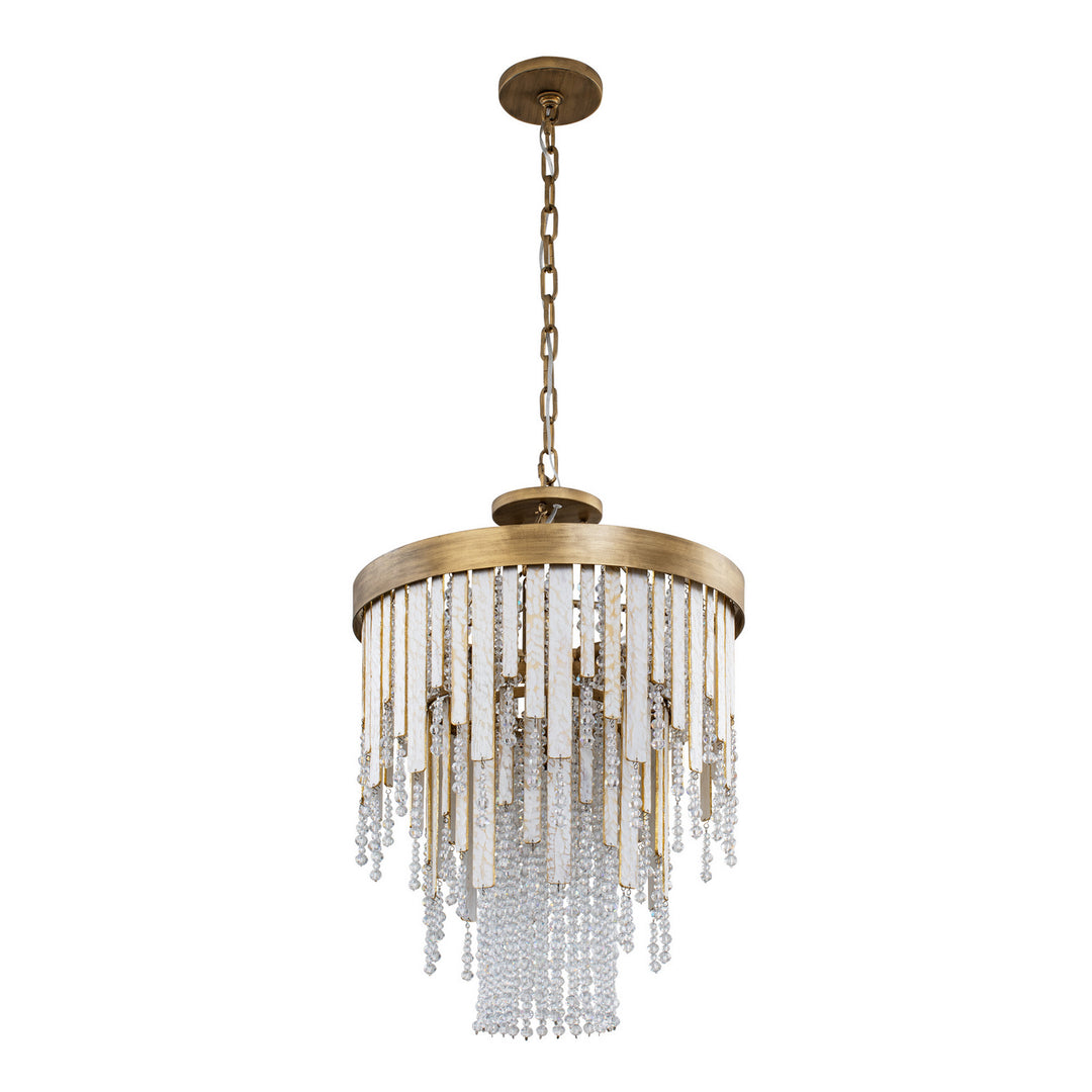 Varaluz - 359C04HG - Four Light Chandelier - Lafayette - Havana Gold