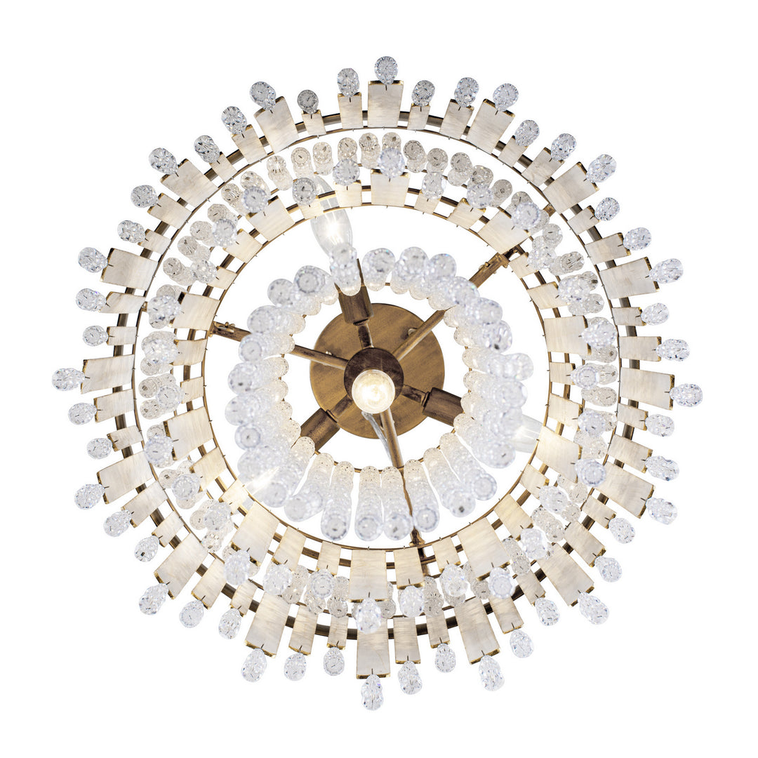 Varaluz - 359C04HG - Four Light Chandelier - Lafayette - Havana Gold
