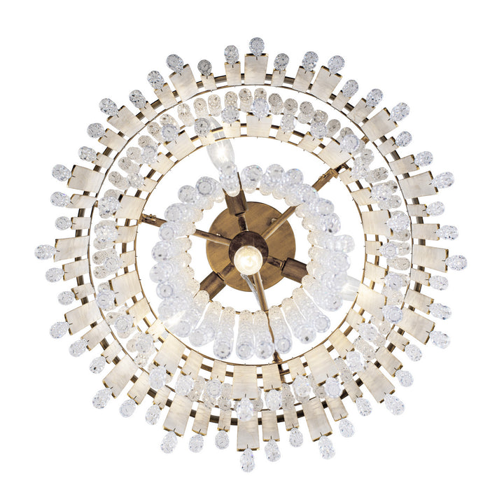 Varaluz - 359C04HG - Four Light Chandelier - Lafayette - Havana Gold