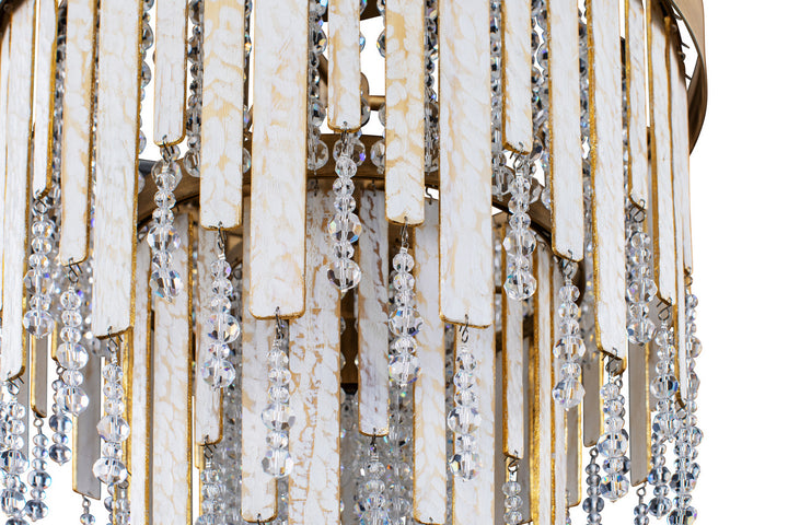 Varaluz - 359C04HG - Four Light Chandelier - Lafayette - Havana Gold