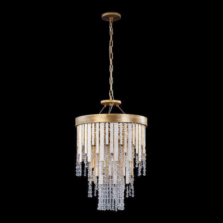 Varaluz - 359C04HG - Four Light Chandelier - Lafayette - Havana Gold