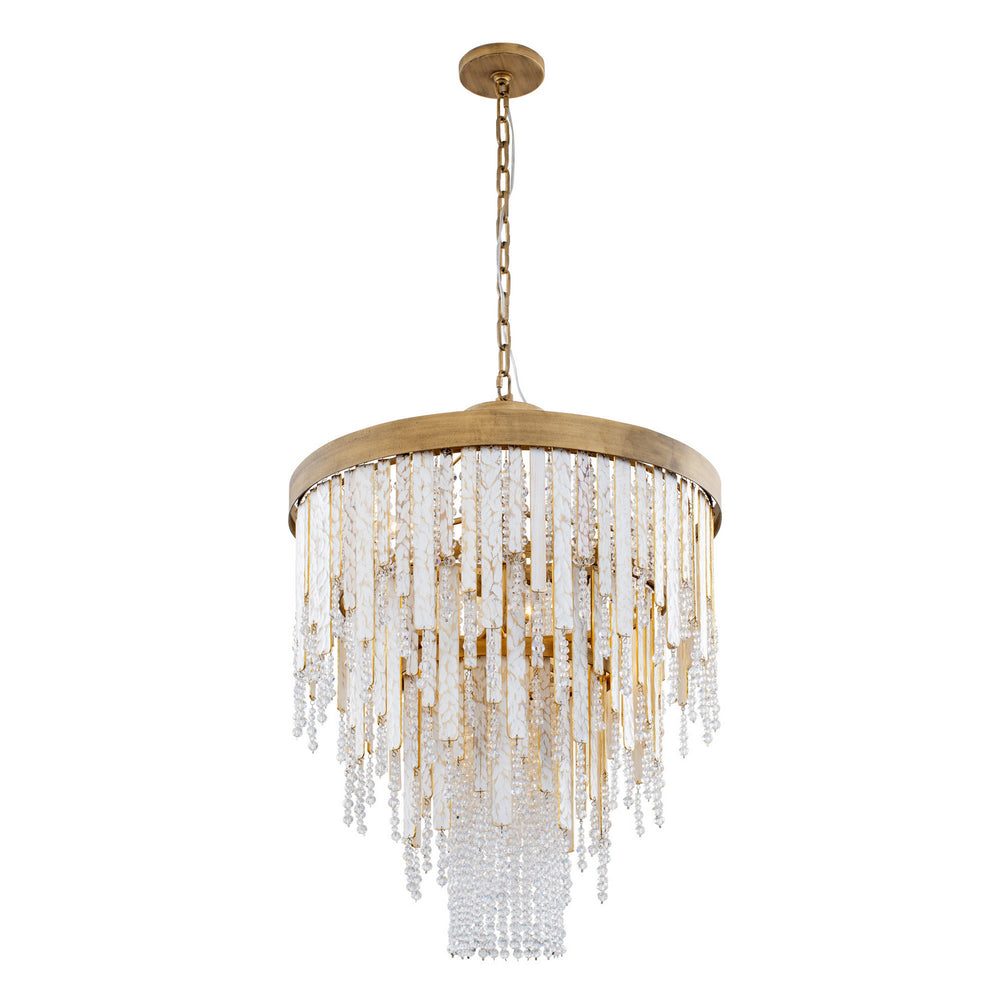Varaluz - 359C07HG - Seven Light Chandelier - Lafayette - Havana Gold