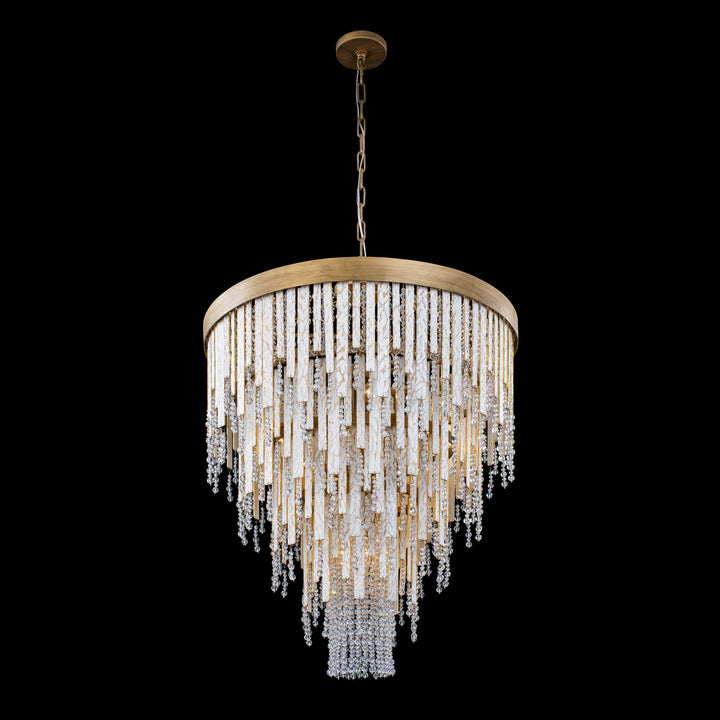 Varaluz - 359C13HG - 13 Light Chandelier - Lafayette - Havana Gold