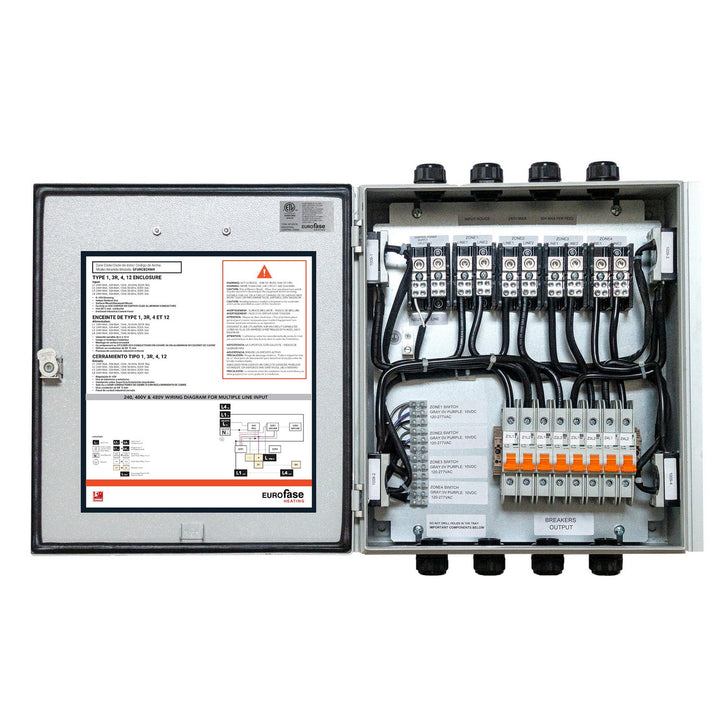 Eurofase Canada - EFURCB24M3 - 120-240V 3 ZONE UNI RELAY MBOX - CONTROLS - Light Gray