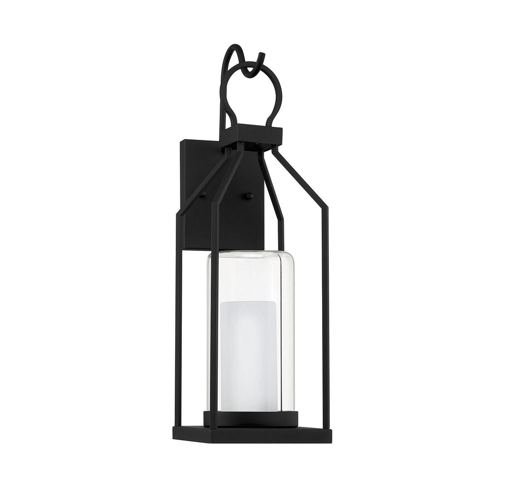 Savoy House - 5-1985-BK - One Light Outdoor Wall Lantern - Hamilton - Matte Black