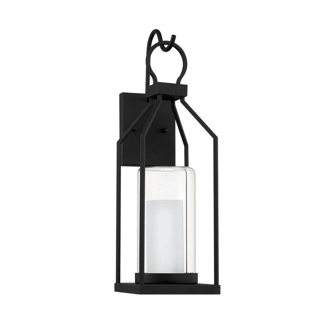 Savoy House - 5-1985-BK - One Light Outdoor Wall Lantern - Hamilton - Matte Black