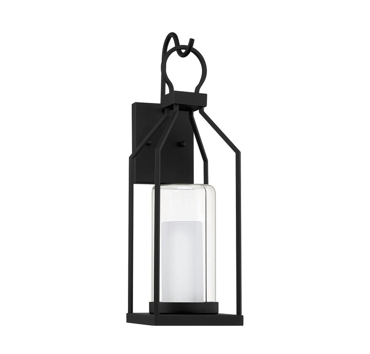 Savoy House - 5-1985-BK - One Light Outdoor Wall Lantern - Hamilton - Matte Black
