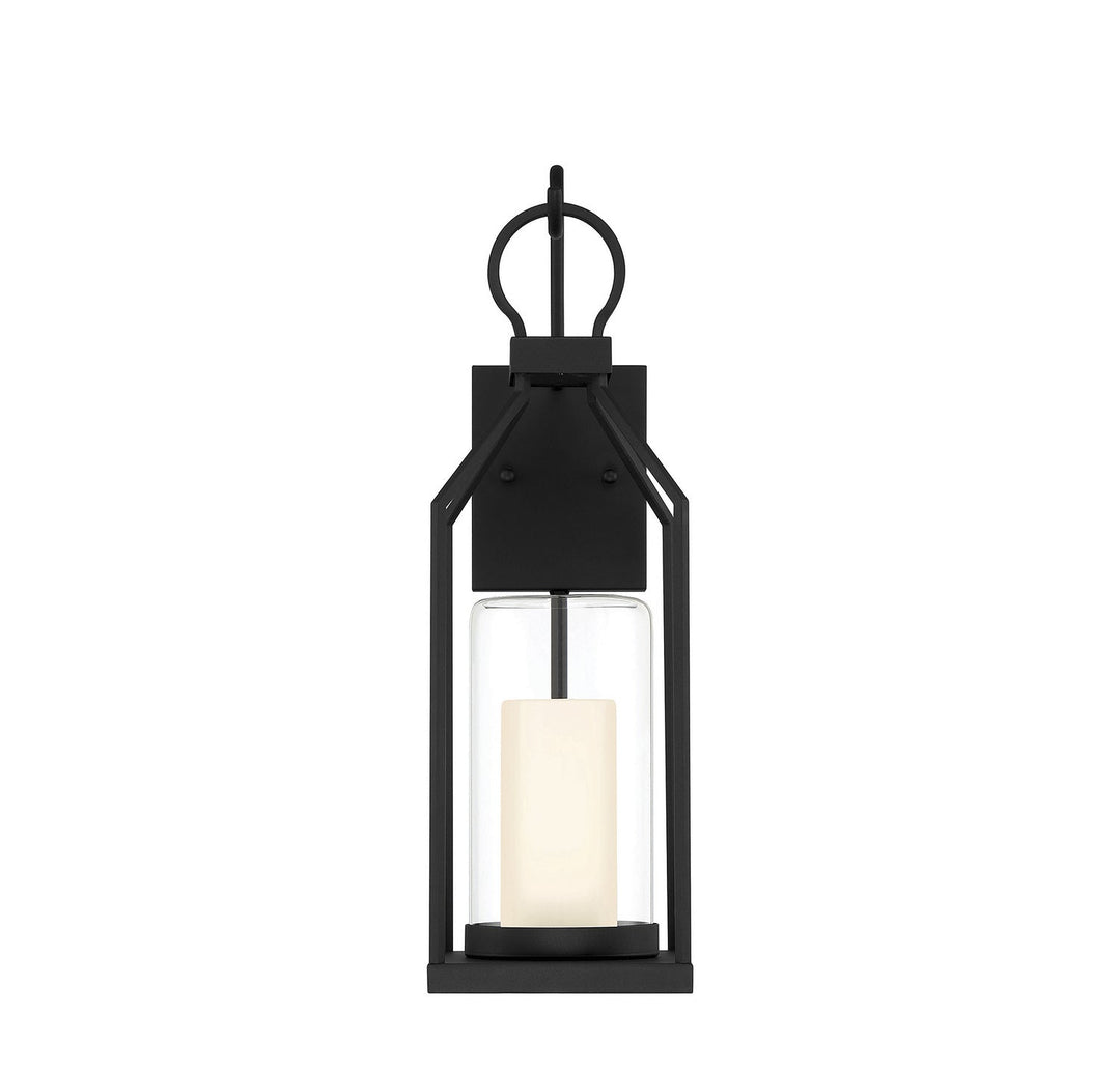 Savoy House - 5-1985-BK - One Light Outdoor Wall Lantern - Hamilton - Matte Black