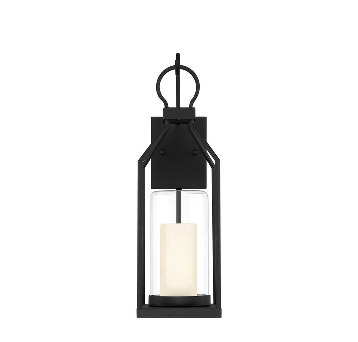 Savoy House - 5-1985-BK - One Light Outdoor Wall Lantern - Hamilton - Matte Black