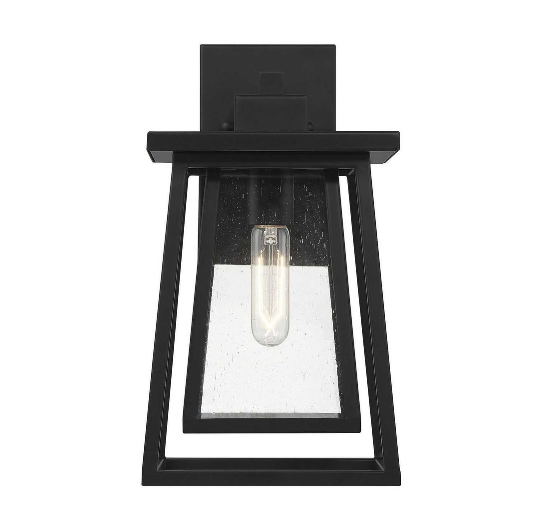 Savoy House - 5-2021-BK - One Light Outdoor Wall Lantern - Denver - Matte Black
