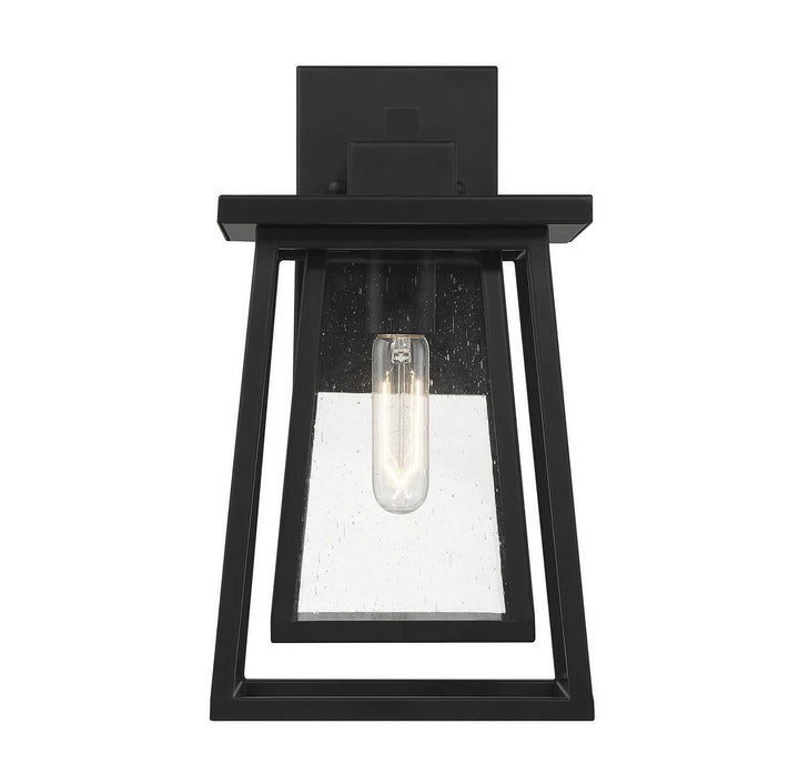 Savoy House - 5-2021-BK - One Light Outdoor Wall Lantern - Denver - Matte Black