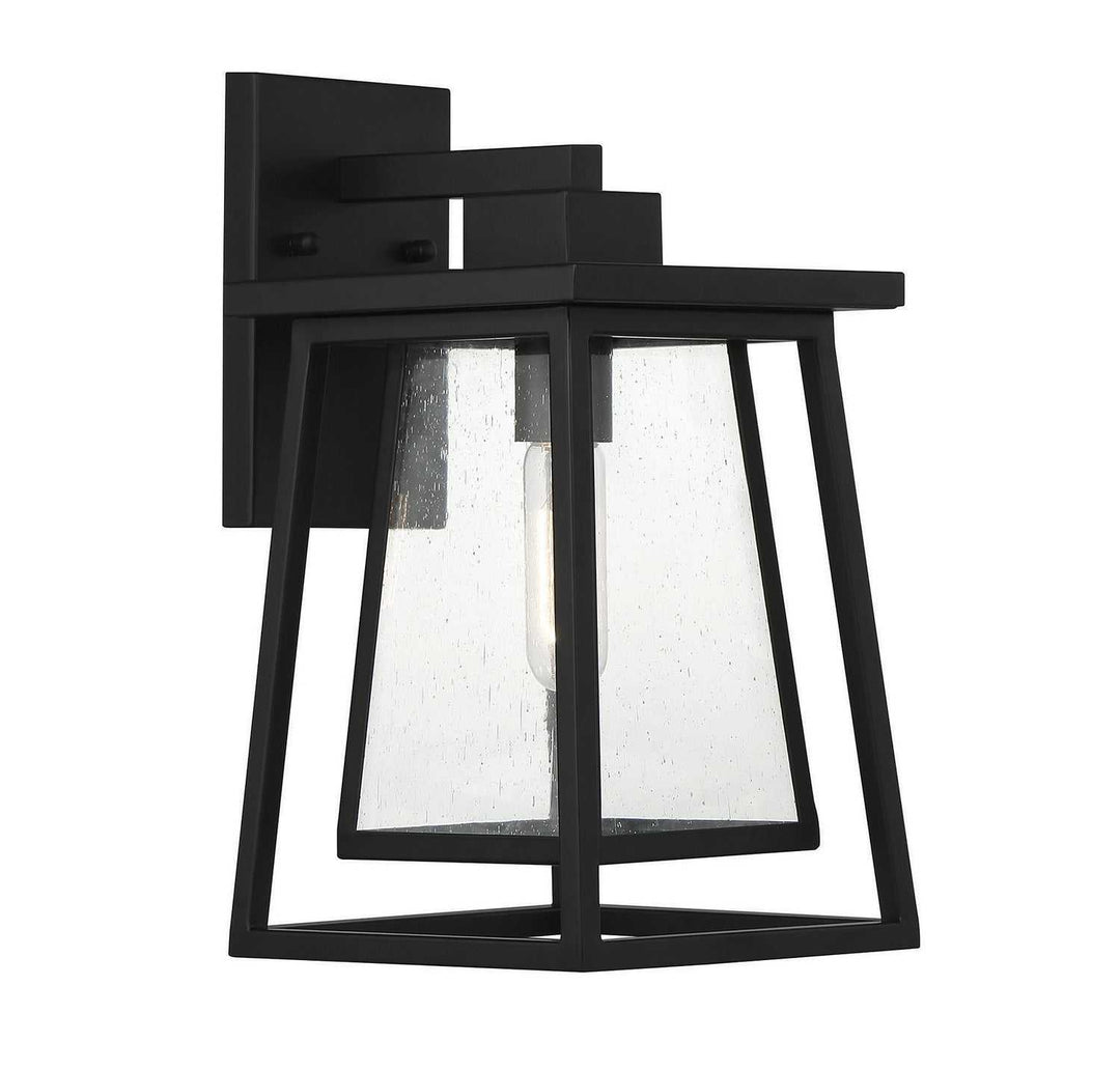 Savoy House - 5-2021-BK - One Light Outdoor Wall Lantern - Denver - Matte Black