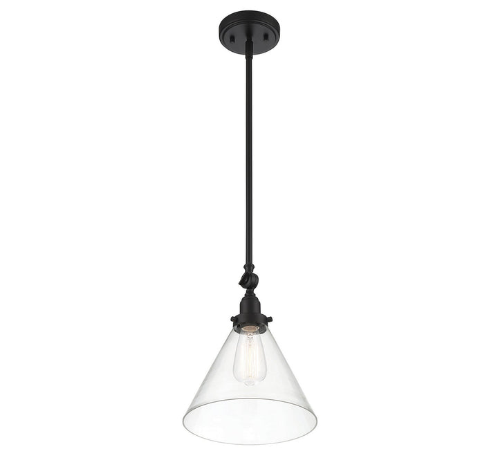 Savoy House - 7-9132-1-89 - One Light Pendant - Drake - Matte Black