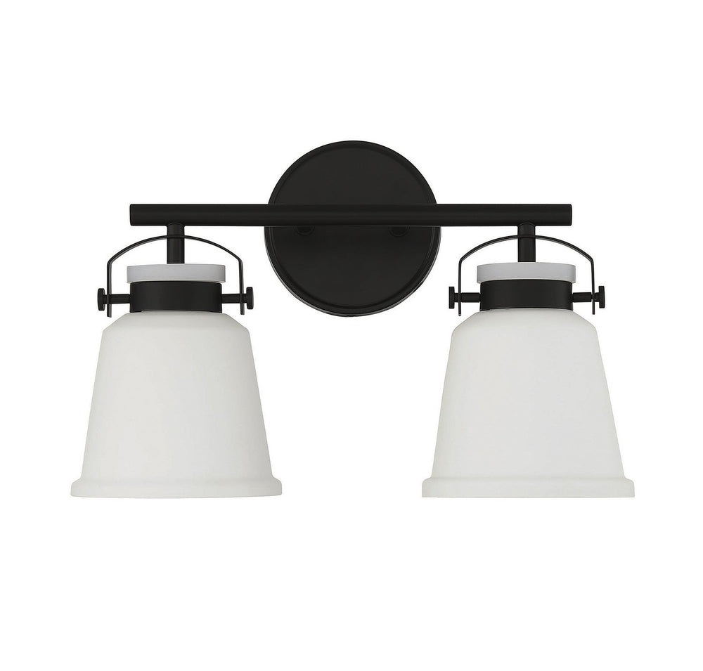Savoy House - 8-1627-2-BK - Two Light Bathroom Vanity - Kaden - Matte Black