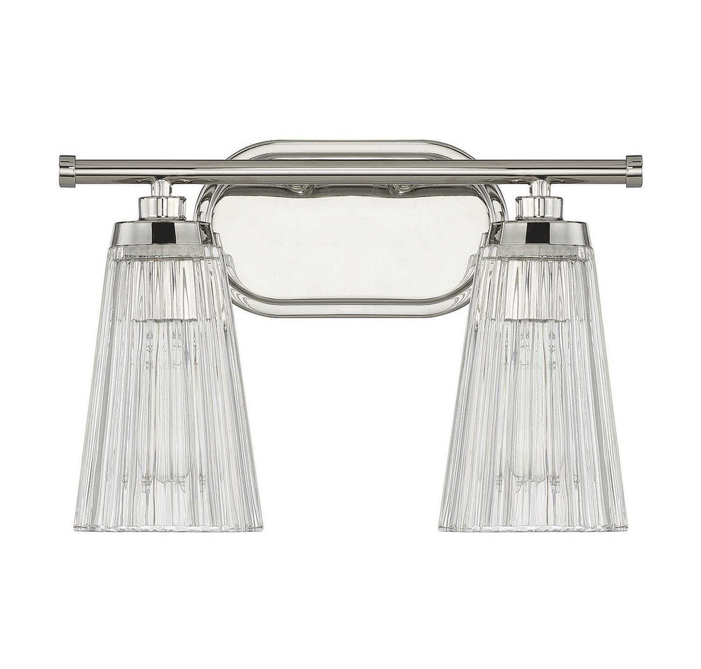 Savoy House - 8-1745-2-109 - Two Light Bathroom Vanity - Chantilly - Polished Nickel