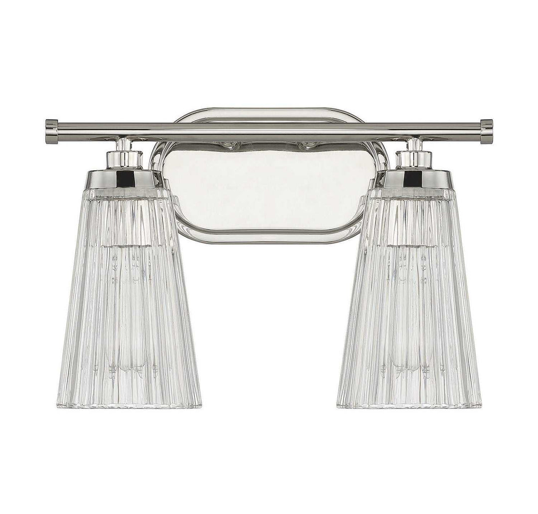 Savoy House - 8-1745-2-109 - Two Light Bathroom Vanity - Chantilly - Polished Nickel