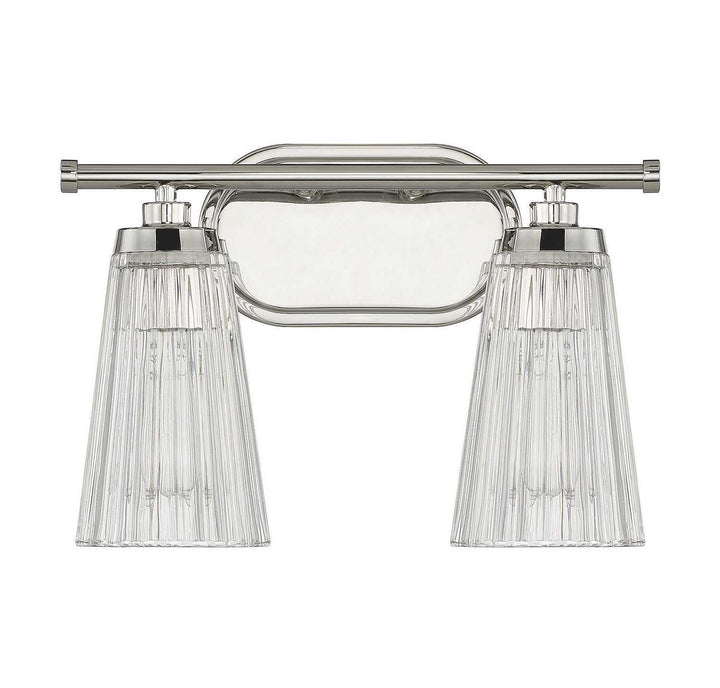 Savoy House - 8-1745-2-109 - Two Light Bathroom Vanity - Chantilly - Polished Nickel