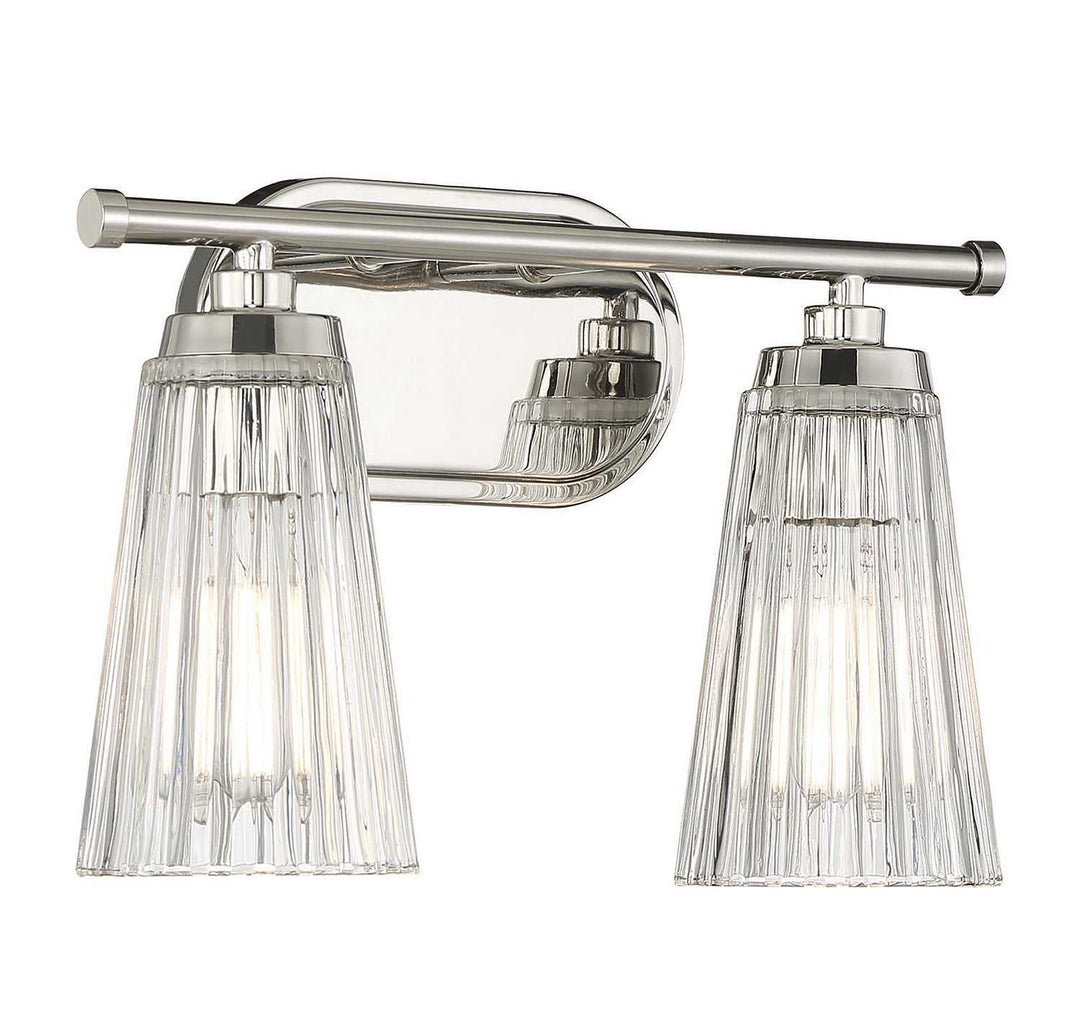 Savoy House - 8-1745-2-109 - Two Light Bathroom Vanity - Chantilly - Polished Nickel