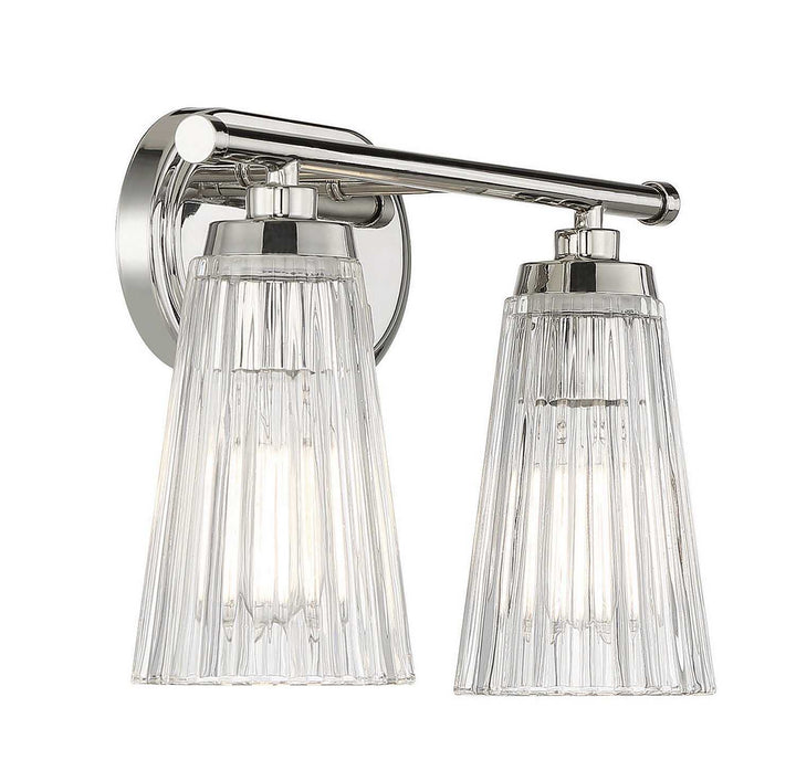 Savoy House - 8-1745-2-109 - Two Light Bathroom Vanity - Chantilly - Polished Nickel