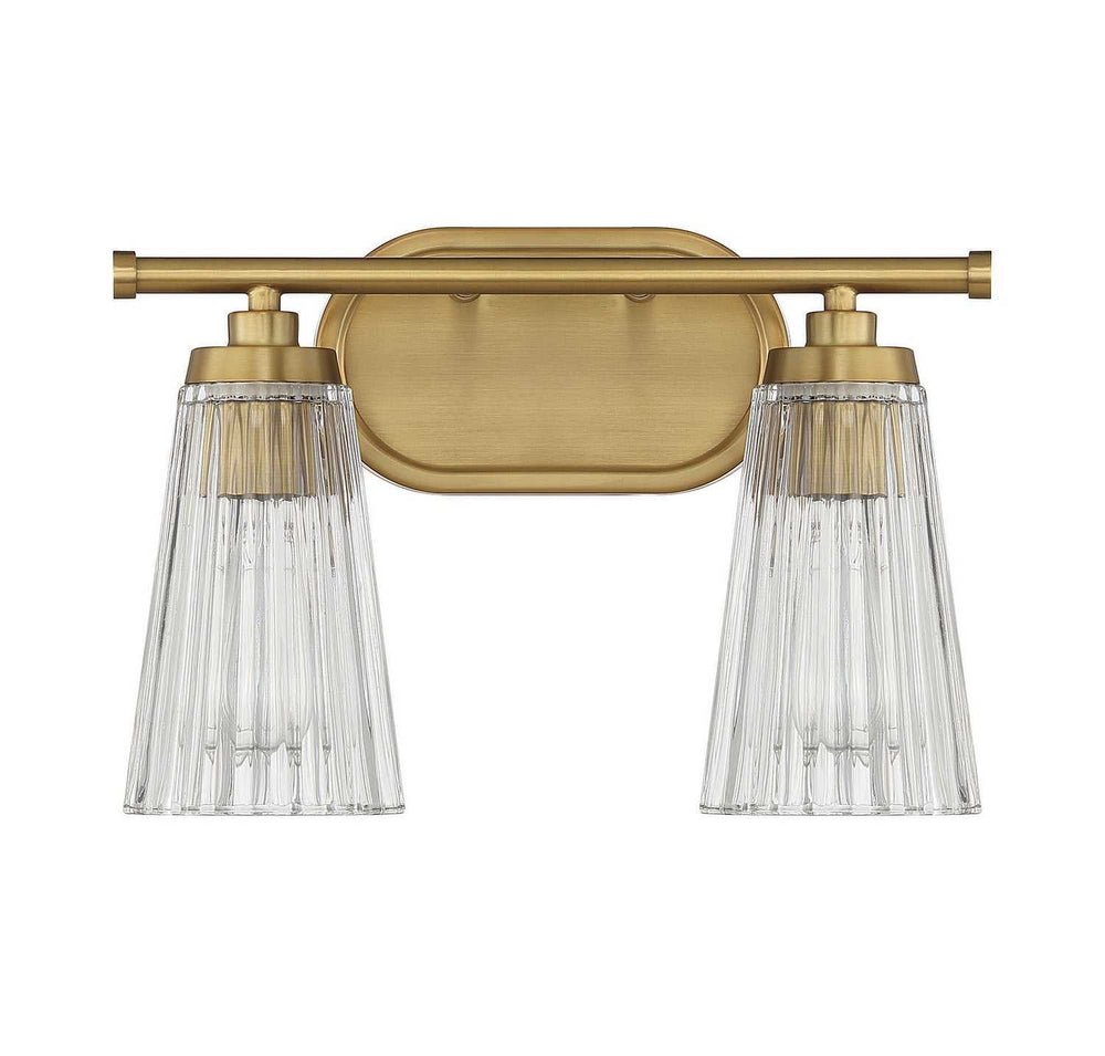Savoy House - 8-1745-2-322 - Two Light Bathroom Vanity - Chantilly - Warm Brass